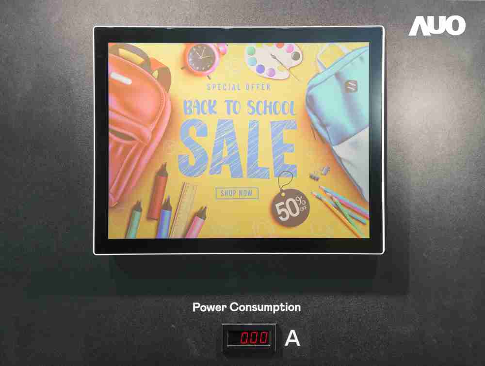 牛牛游戏展示胆固醇液晶超低耗能户外全彩显示器，，ChLC（胆固醇液晶）以双稳态技术使静态显示零功耗，，，具省电、、高彩度、、、、环保的特性，，，还整合软硬件系统解决方案，，，可透过单一云端平台管理